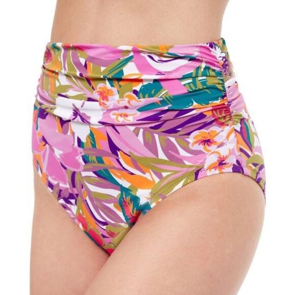 Gottex Tropikaia High Waist Swim Bottom with Side Shirring - Picture 8 of 9